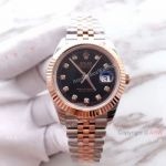  Rolex Datejust II 41mm 3255 Black Diamond Face Watch Best AAA Replica Watches China Dealer